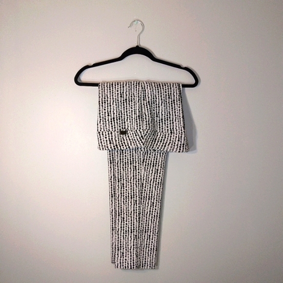 Lisette L Montreal High-Rise Straight Polka Dot Stripe Pull-On Pants - Picture 7 of 16